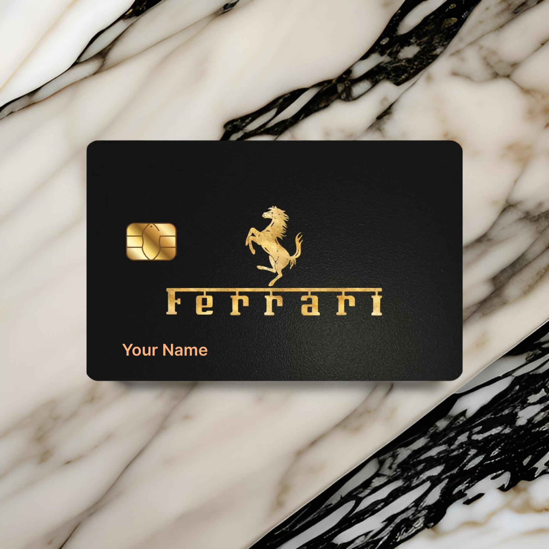 Ferrari Metal Card