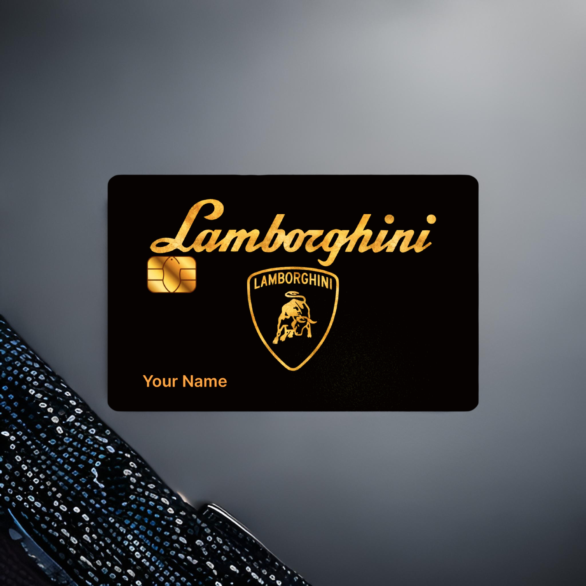Lamborghini Metal Card