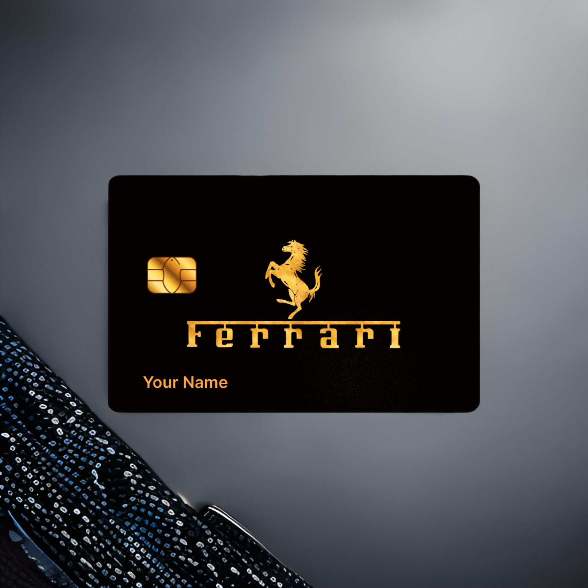 Ferrari Metal Card
