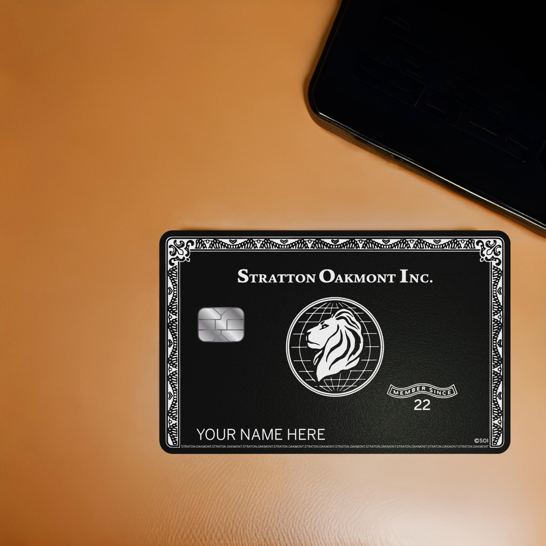 Stratton Oakmont Metal Card