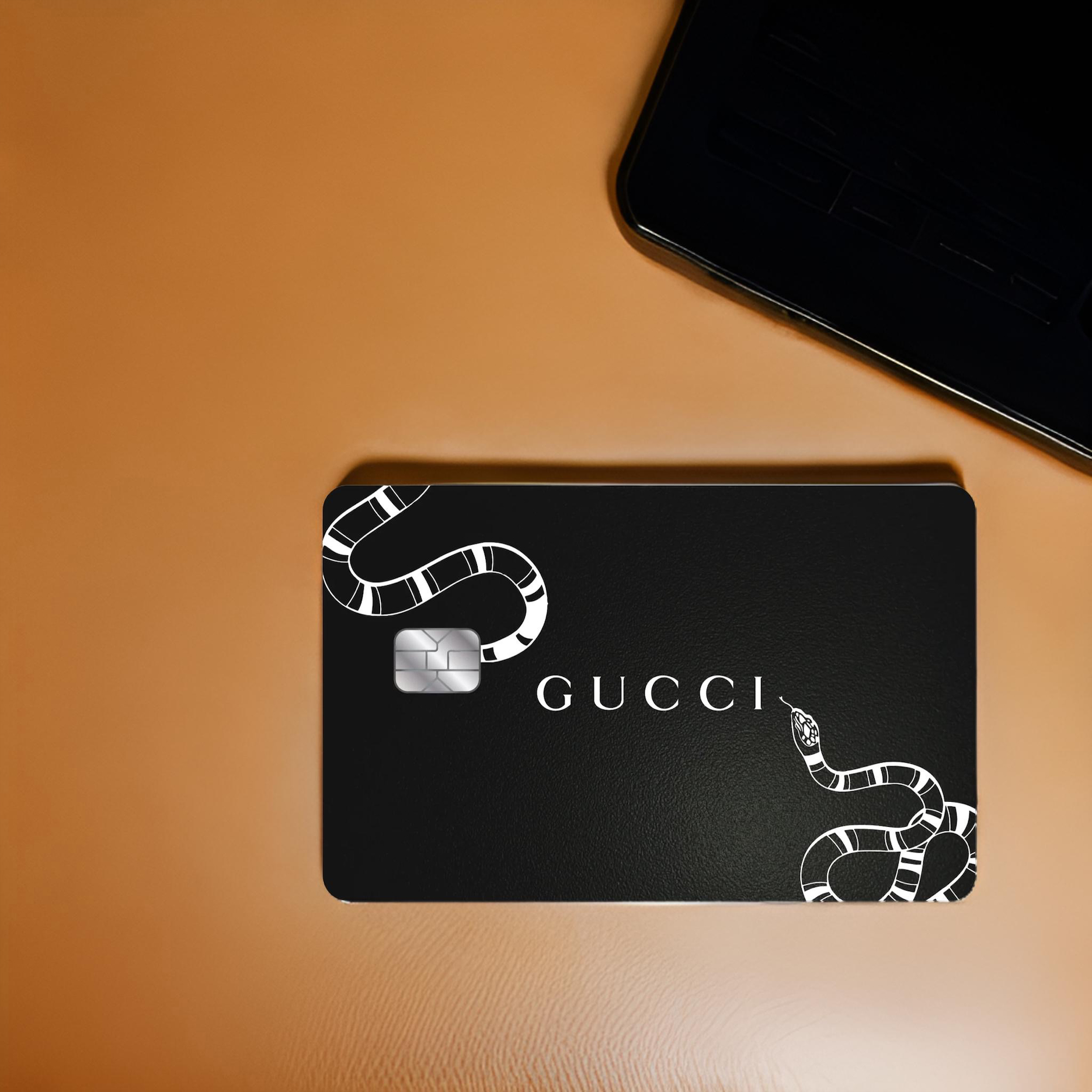 Gucci King Snake Metal Card