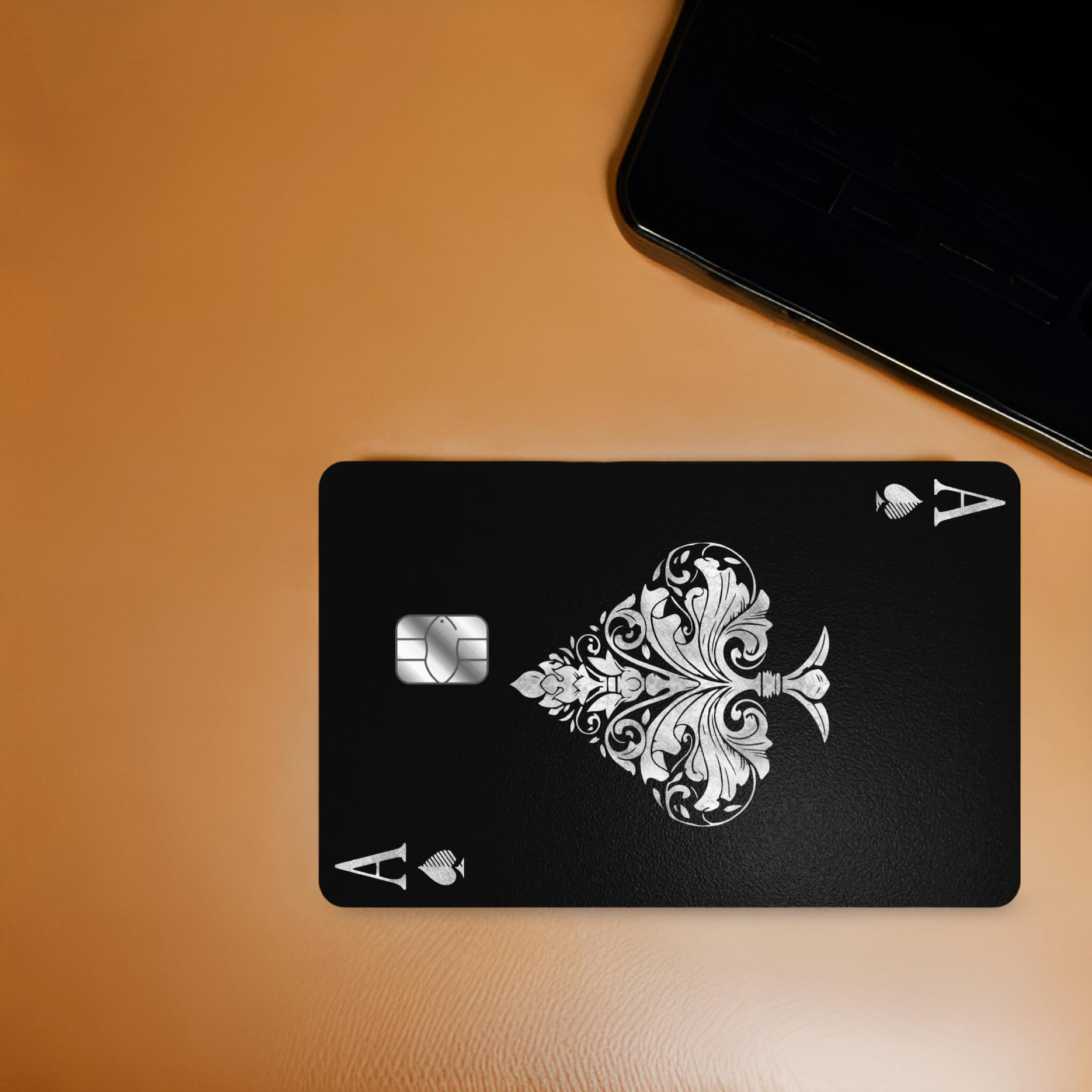 Luxury Ace of Spades Metal Card