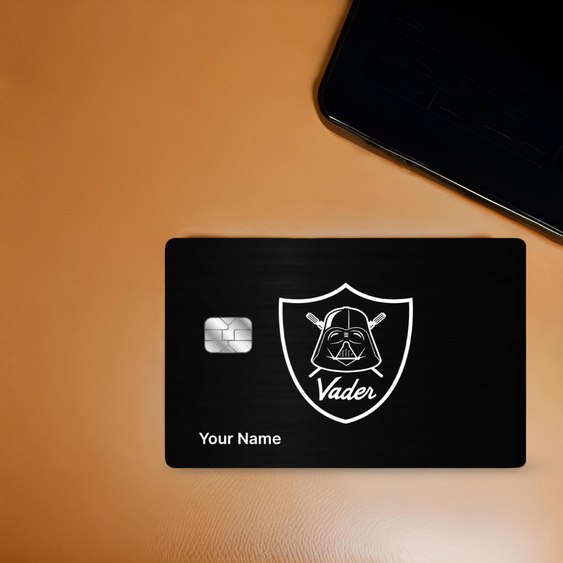 Custom Darth Vader Metal Card