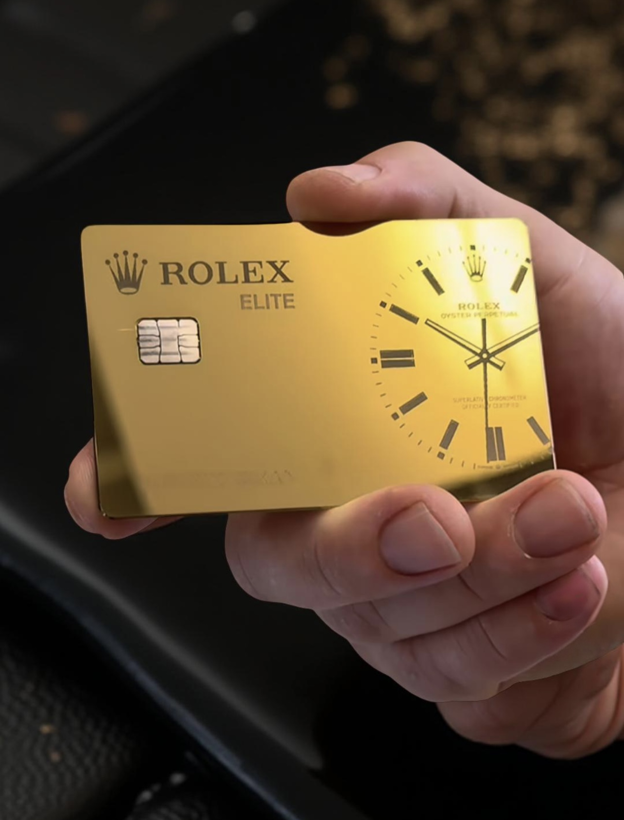 Rolex 24k Gold Metal Card