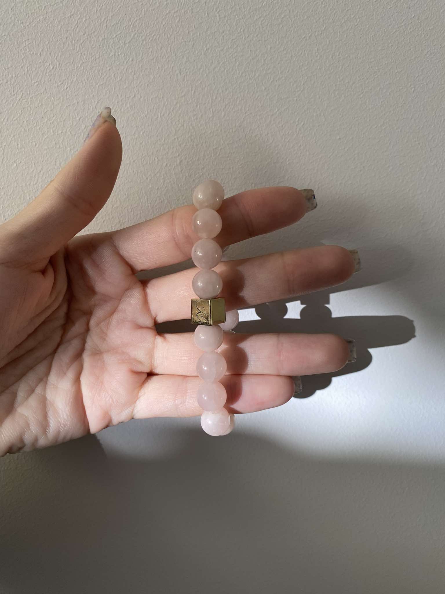 Rožinio kvarco apyrankė