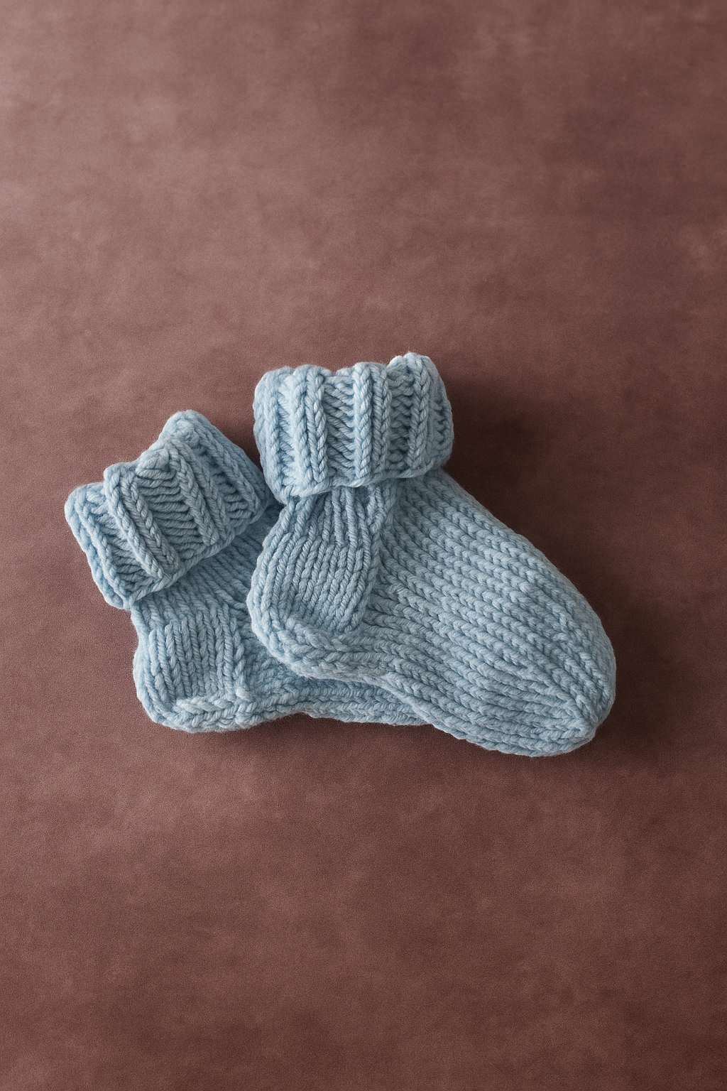 Megztos kūdikių kojinės