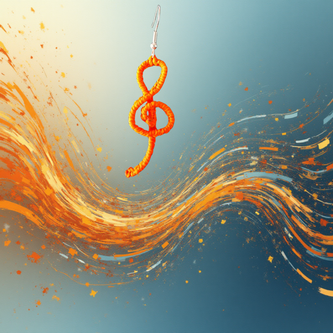 Boucles d'oreilles Clefs de Sol 