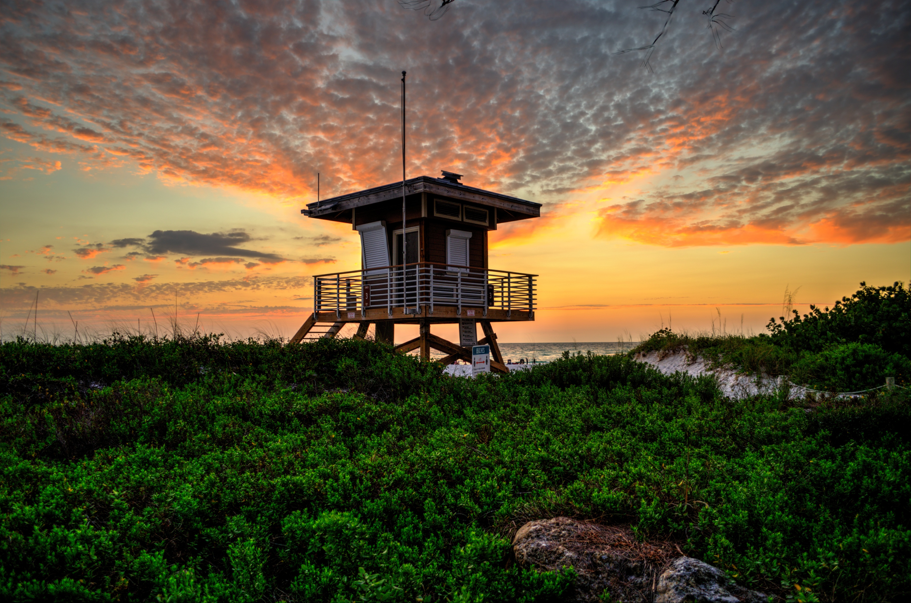 Coquina Beach Anna Maria Island Sunset Print