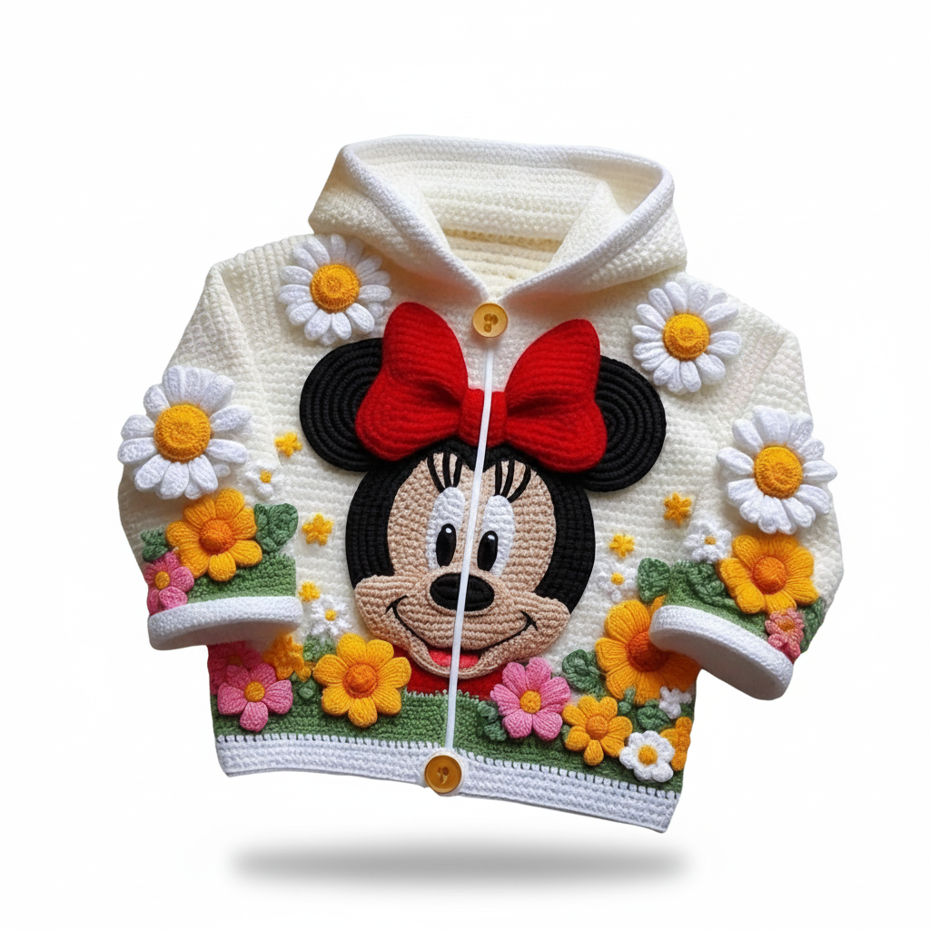 Chompa tejido Minnie Mouse