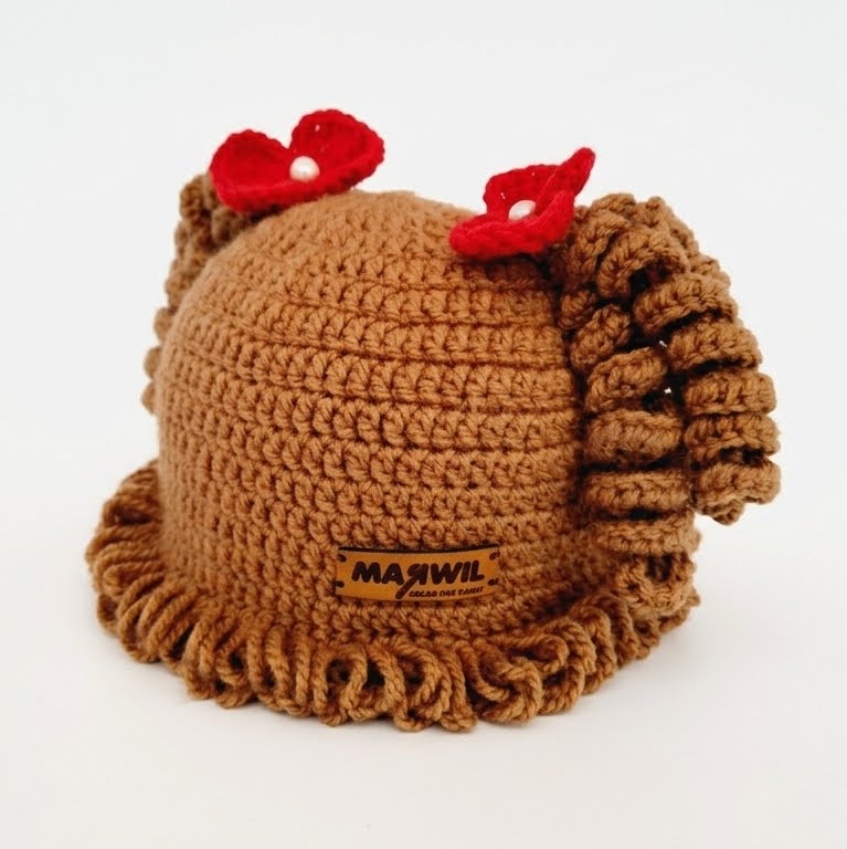 Gorro infantil de crochet