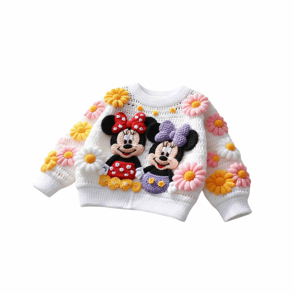 Chompa tejido Minnie Mouse