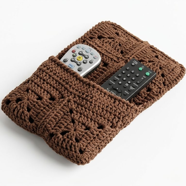 Organizador tejido para sillón