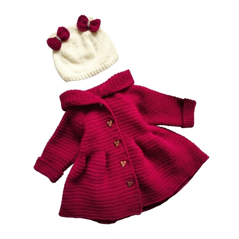 Conjunto de lana con detalles