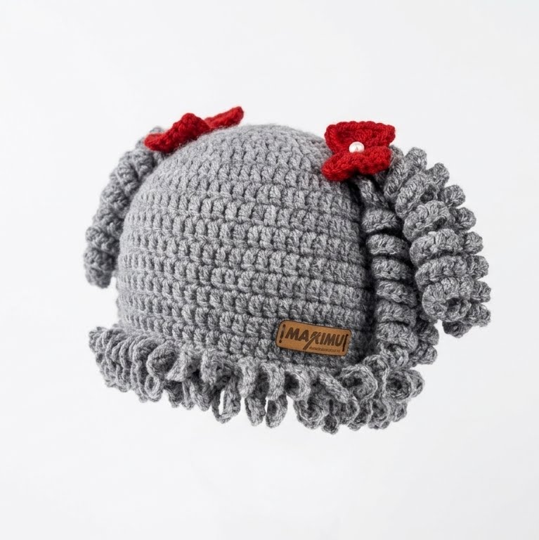 Gorro infantil de crochet