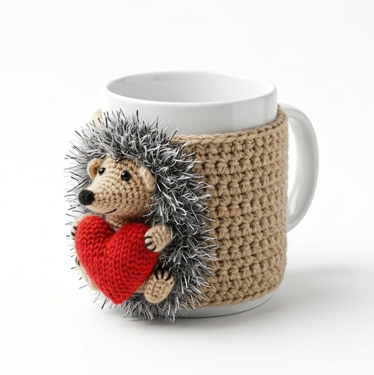 Funda tejida para vaso