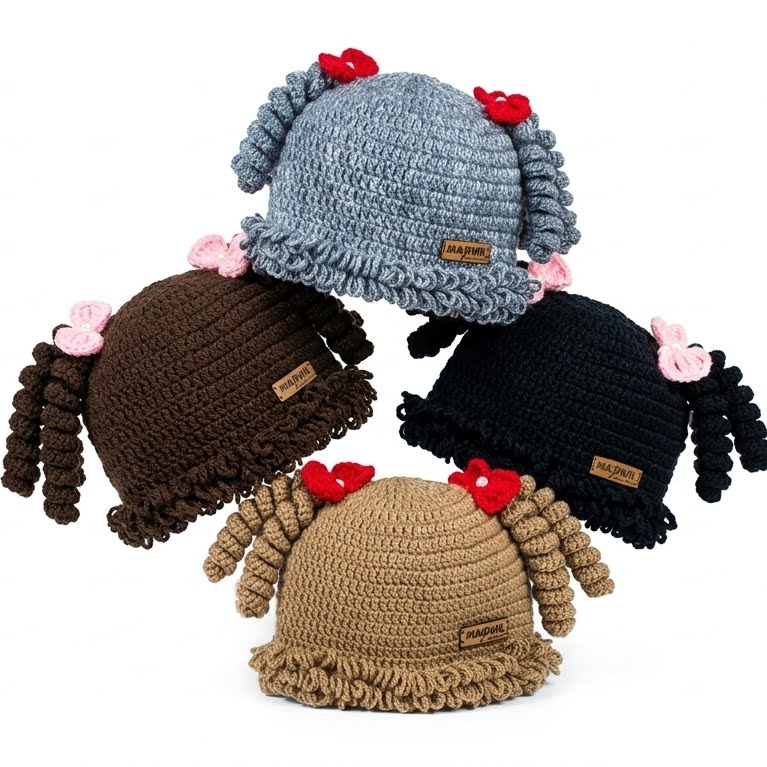 Gorro infantil de crochet