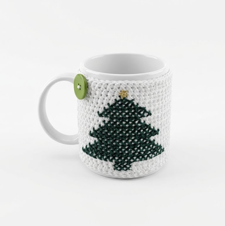 Funda tejida para vaso