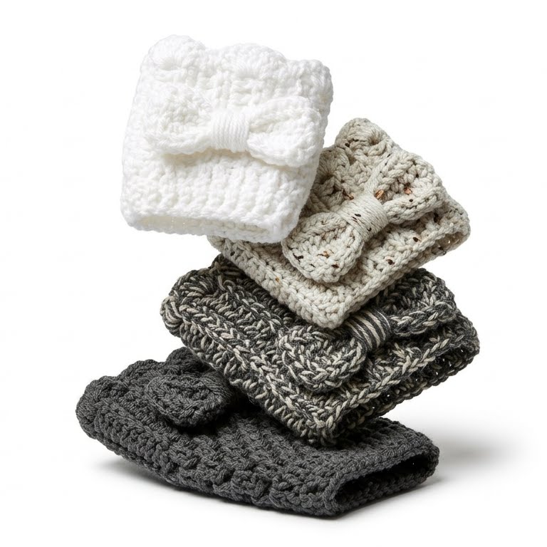 Polainas tejidas a mano