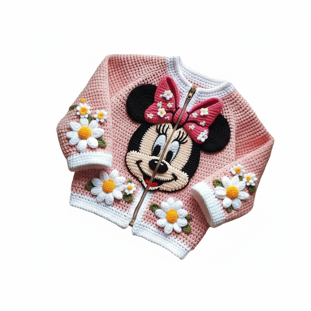 Chompa tejido Minnie Mouse