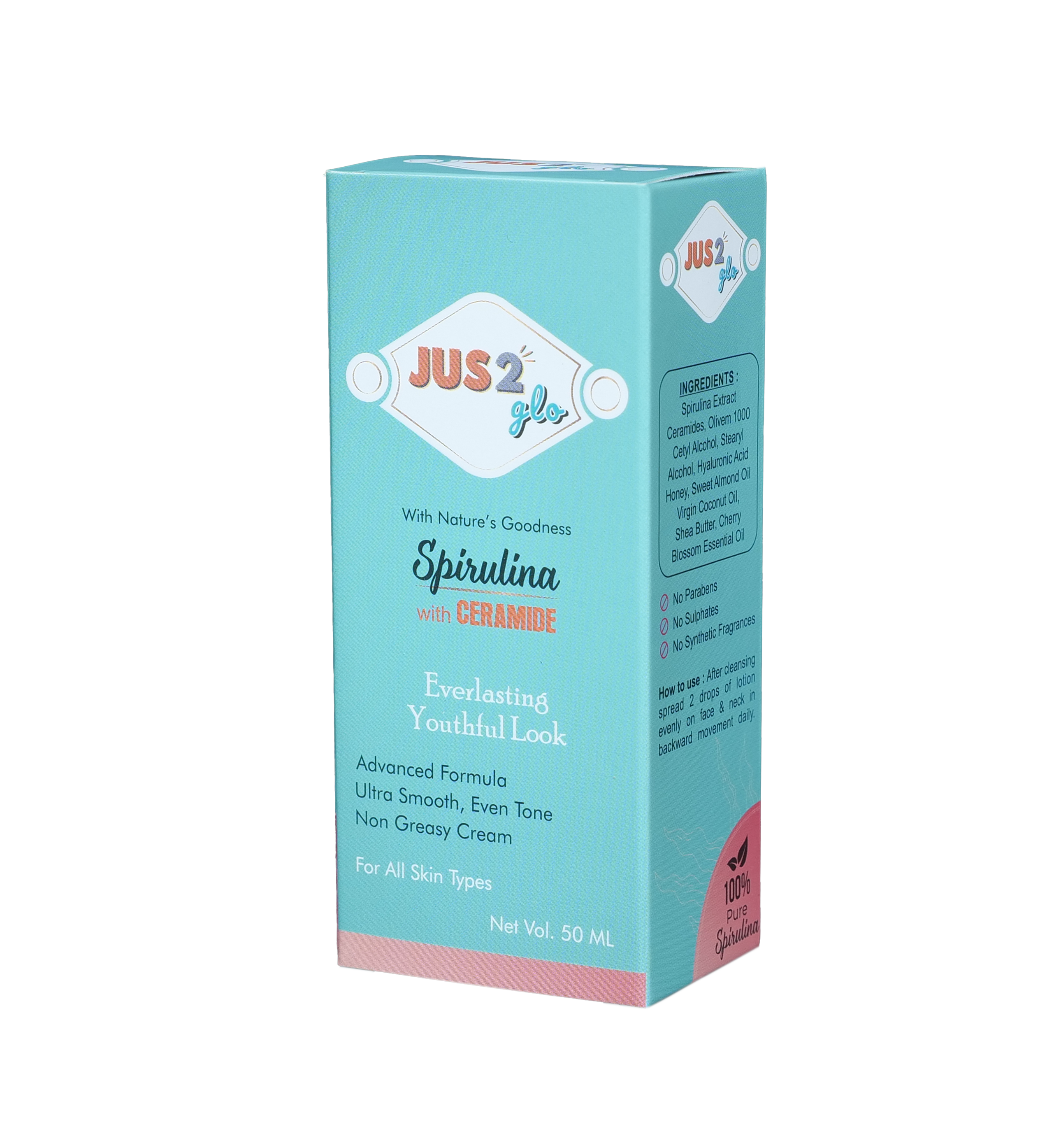 JUS2glo Spirulina Face Cream