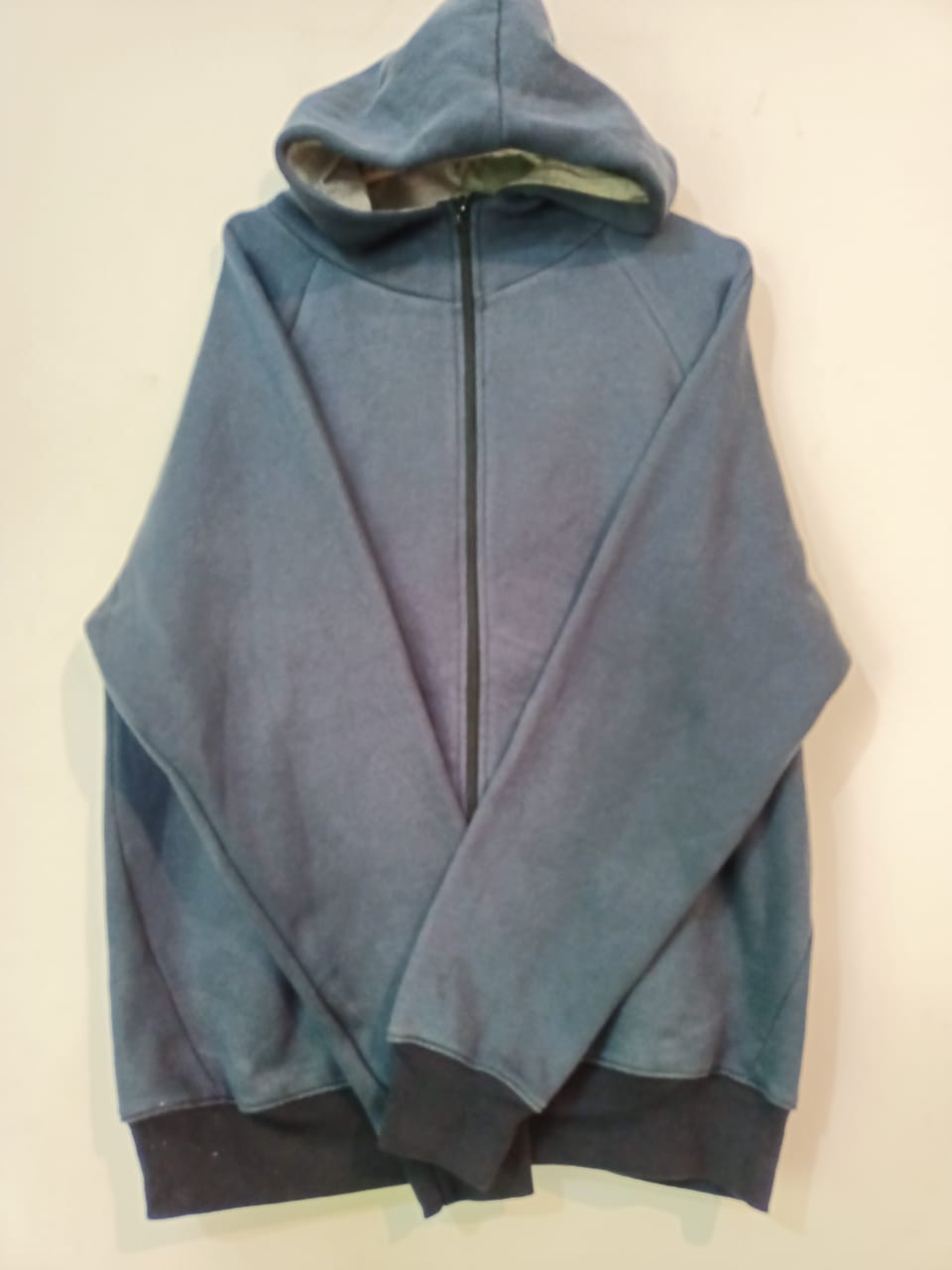 Blue Zip-Up Hoodie
