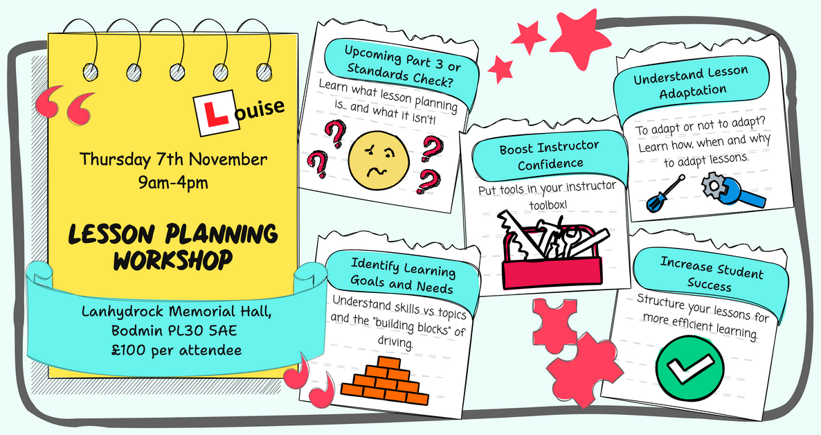 Lesson Planning Workshop Lanhydrock