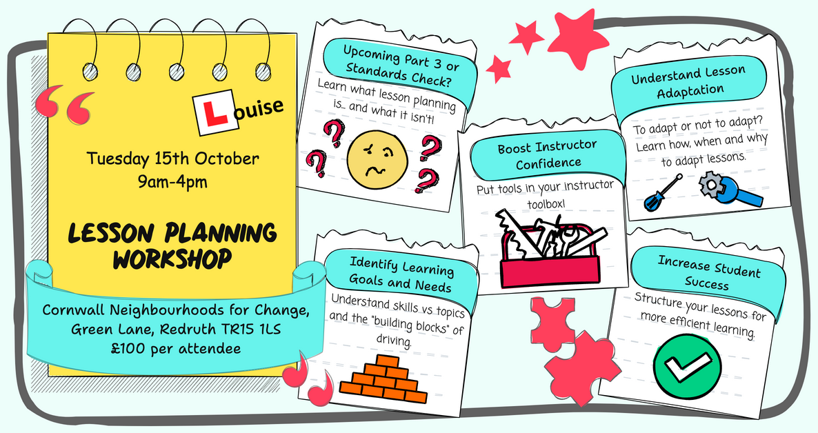 Lesson Planning Workshop Redruth