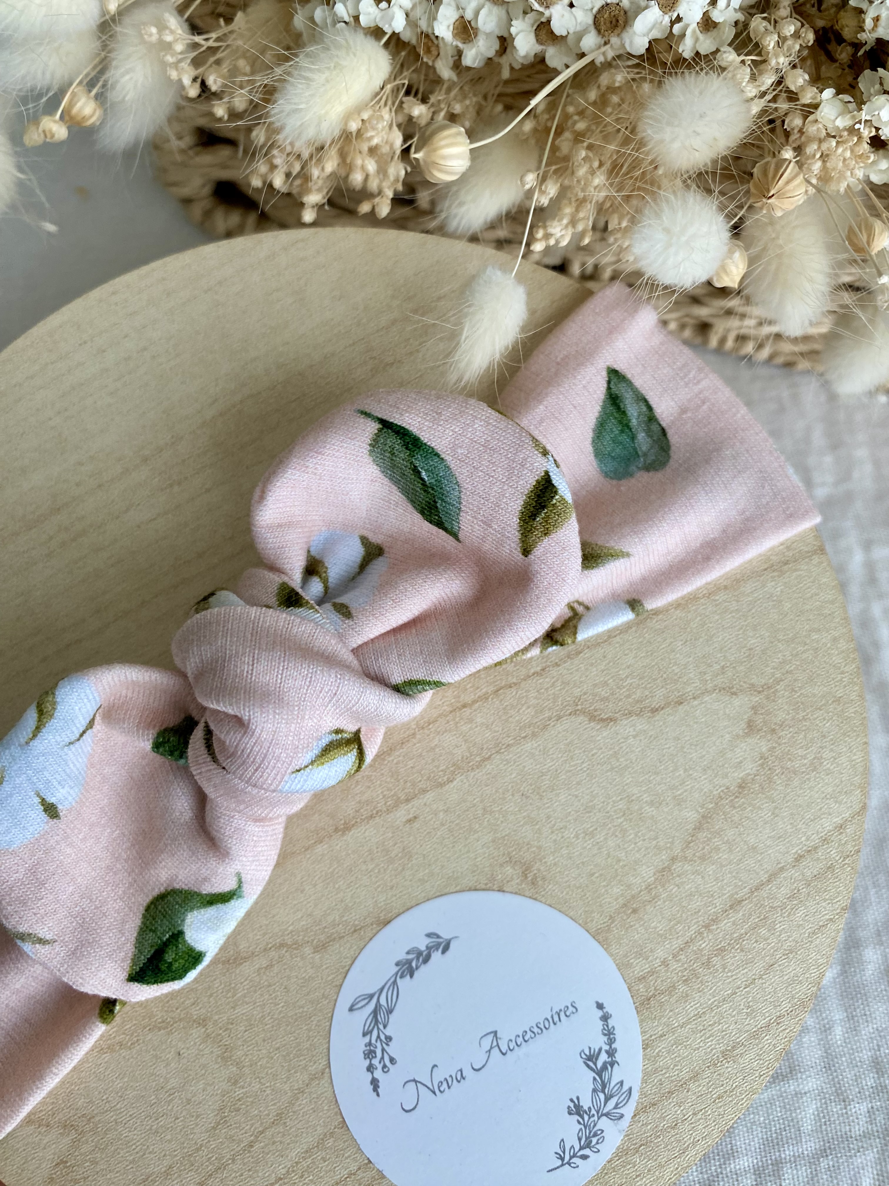 Bandeau fleur de coton
