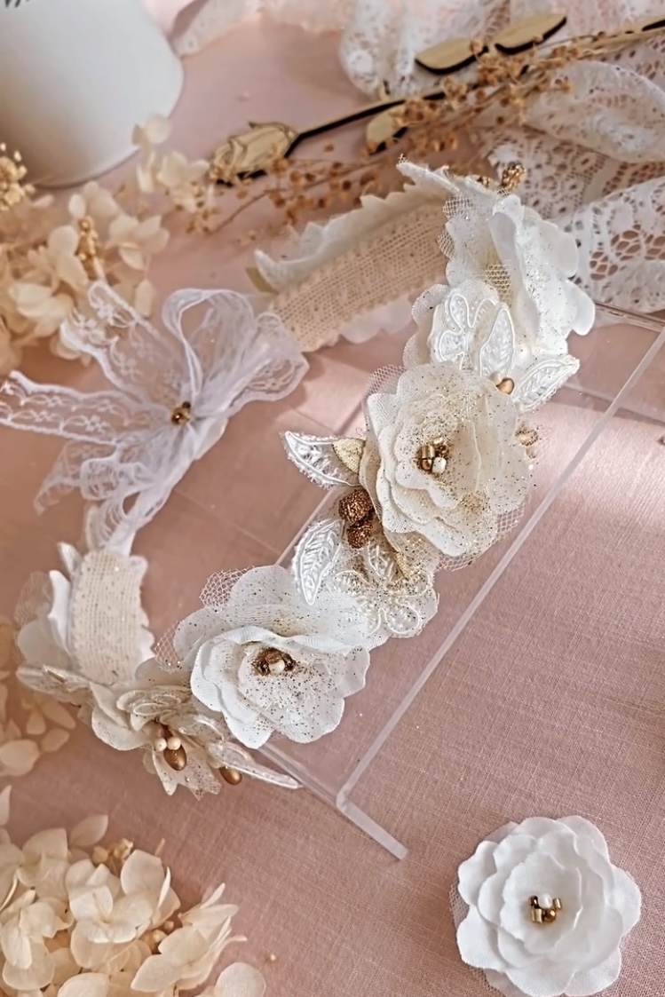 Couronne fleur de lin