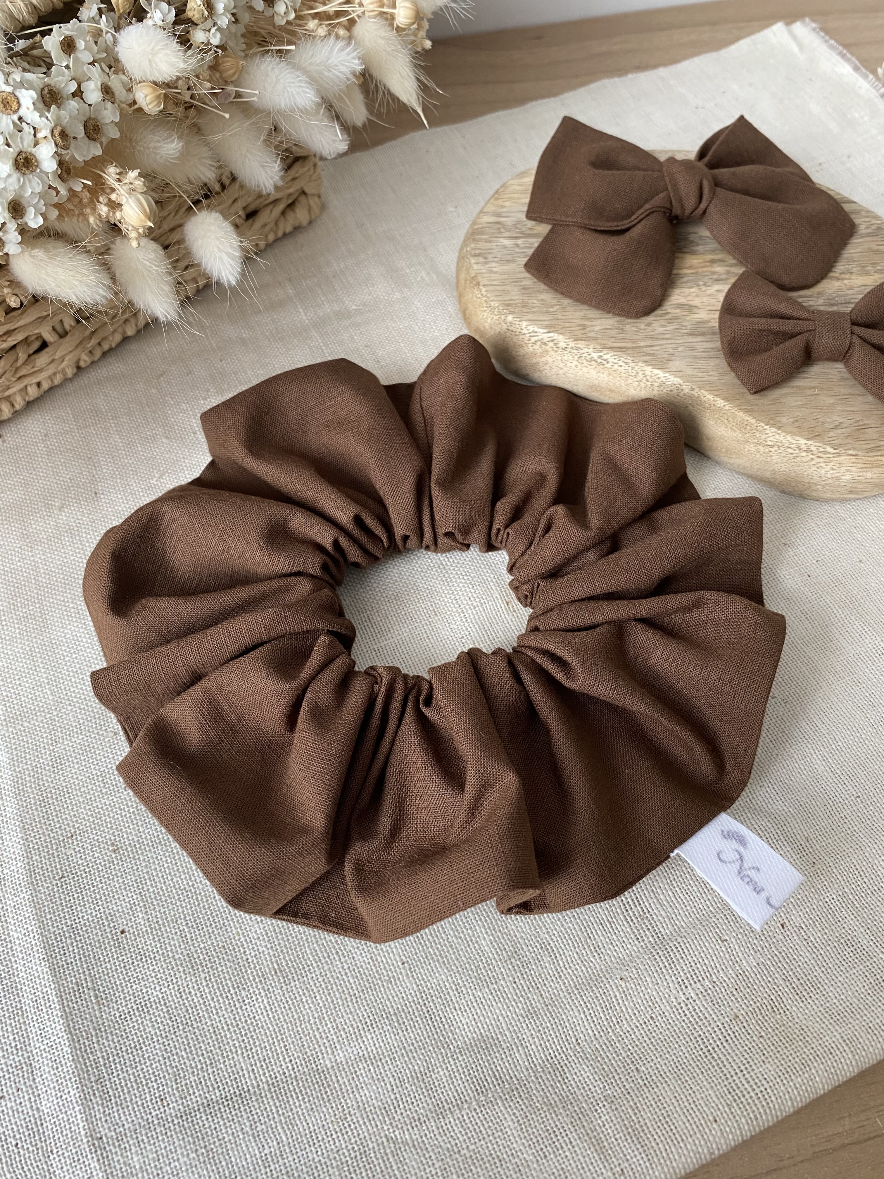 Chouchou marron XL