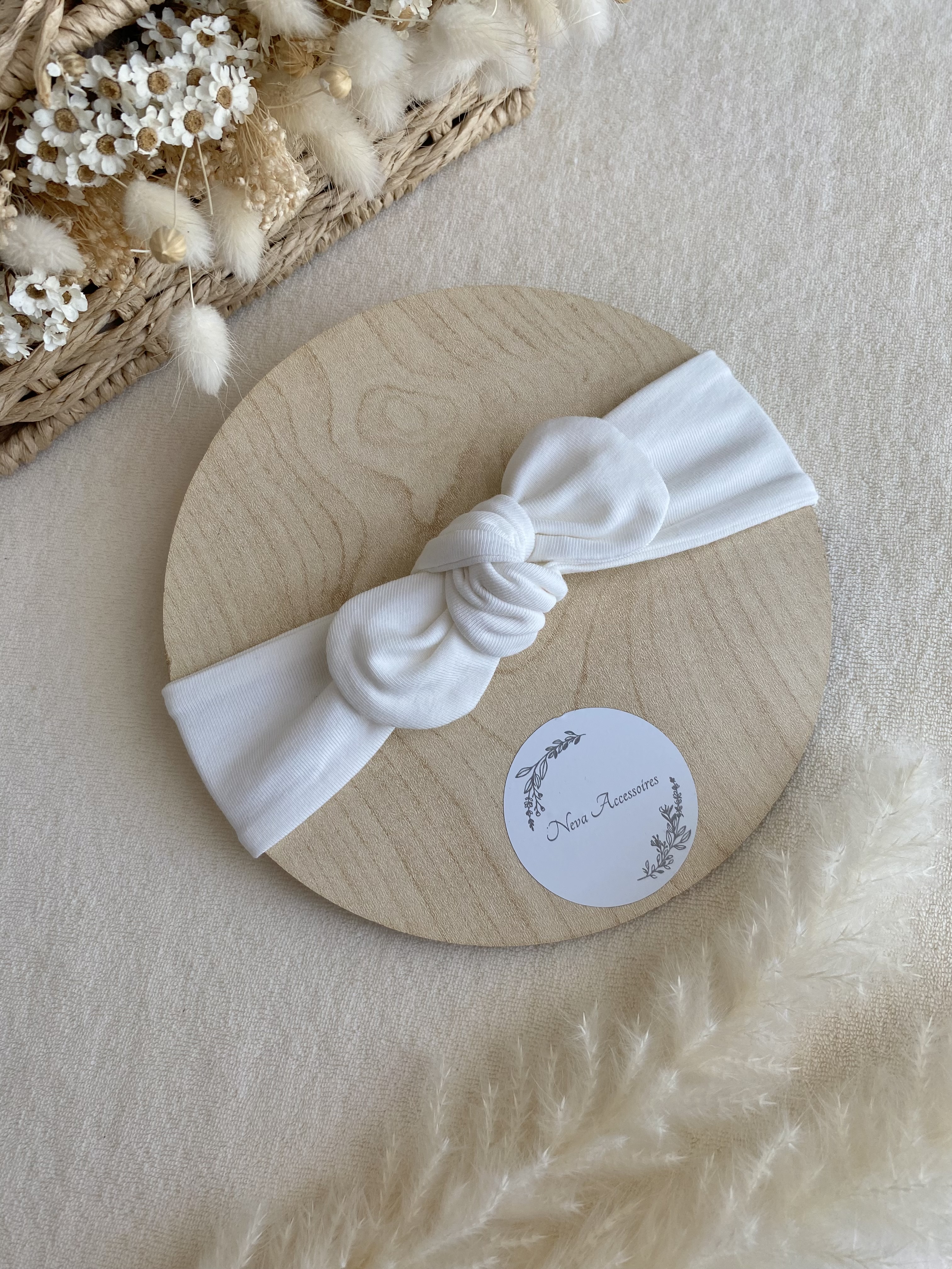 Bandeau blanc cassé
