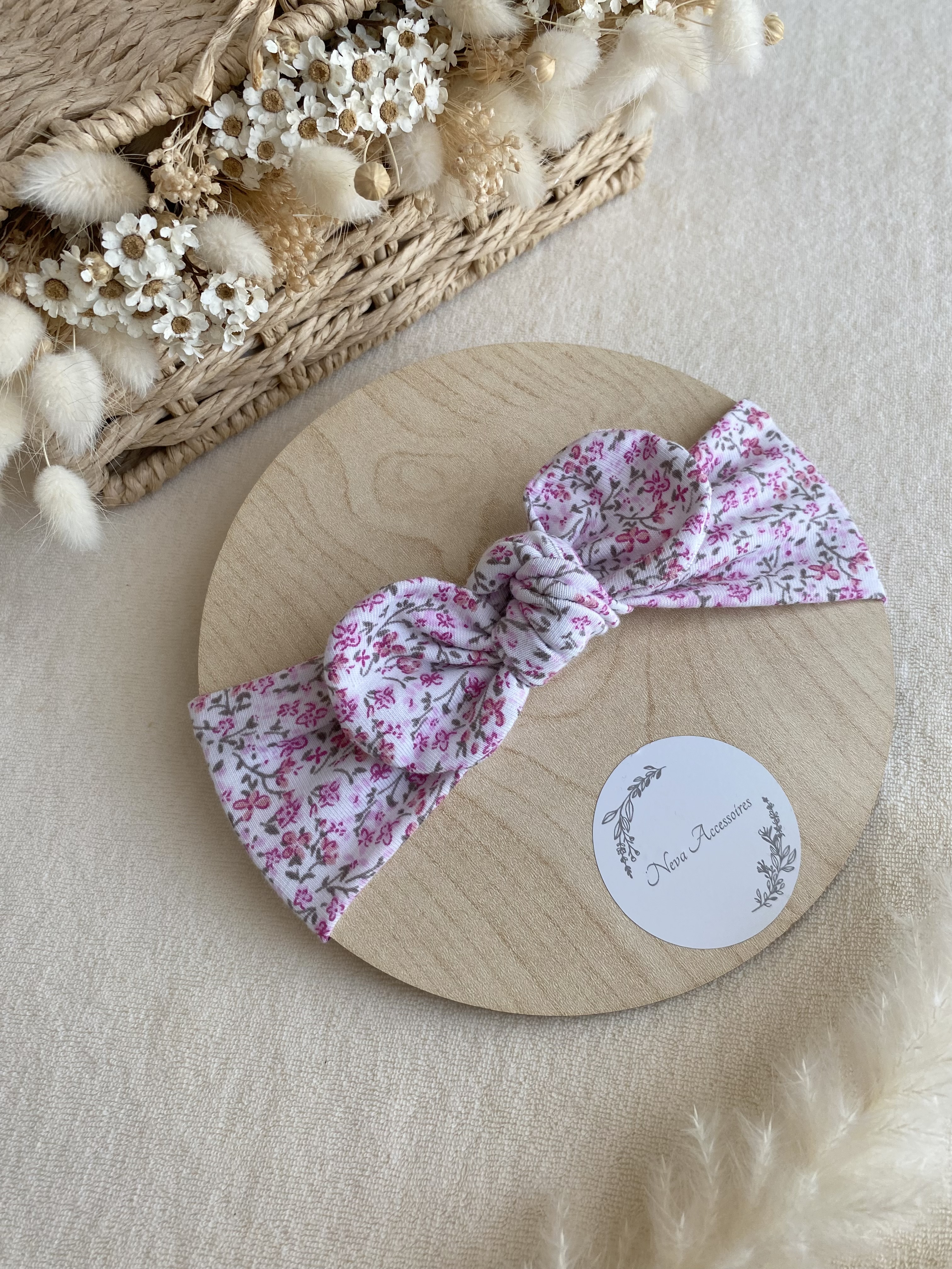Bandeau rose fuchsia