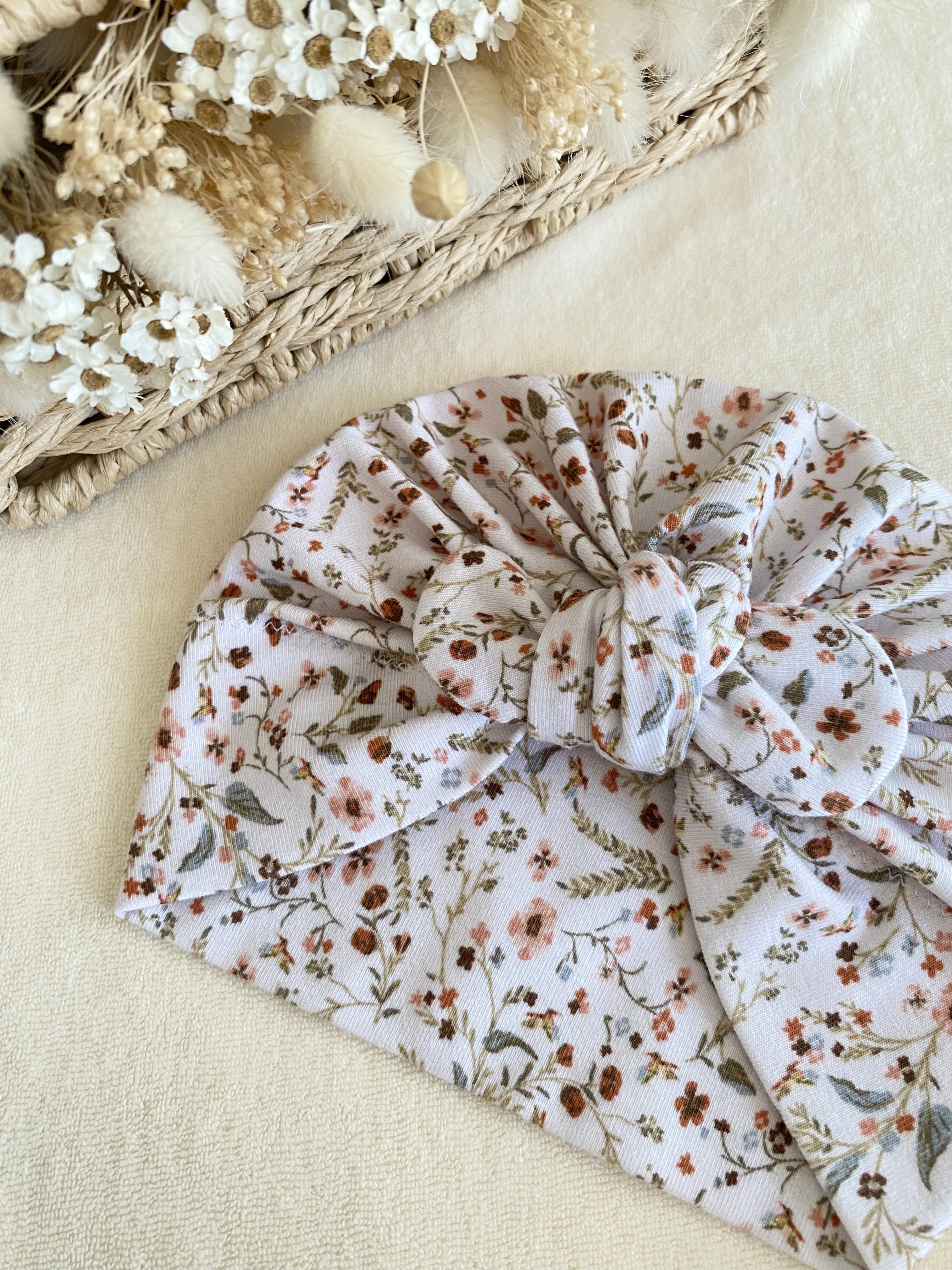 Turban jardin fleuri