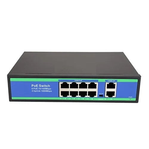 HELIXSON 2+8 PORT UNMANAGED GIGA 10/100/1000 POE SWITCH