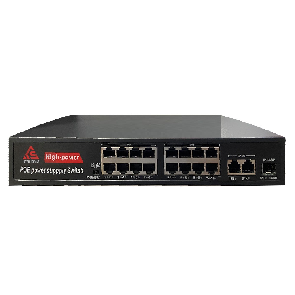 HELIXSON 2+16 PORT UNMANAGED GIGA 10/100/1000 POE SWITCH