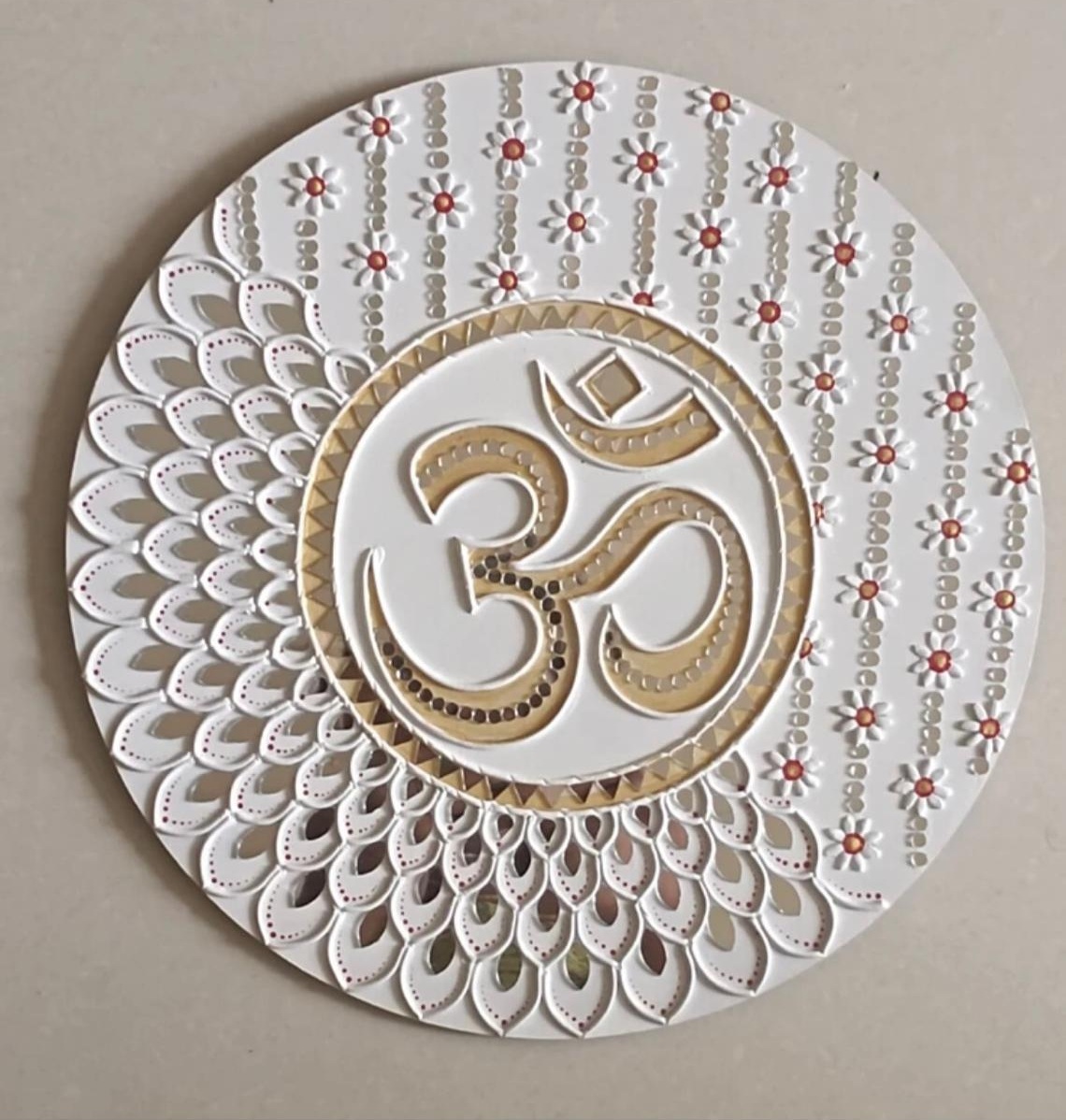 Decorative Mandala Om Wall Art
