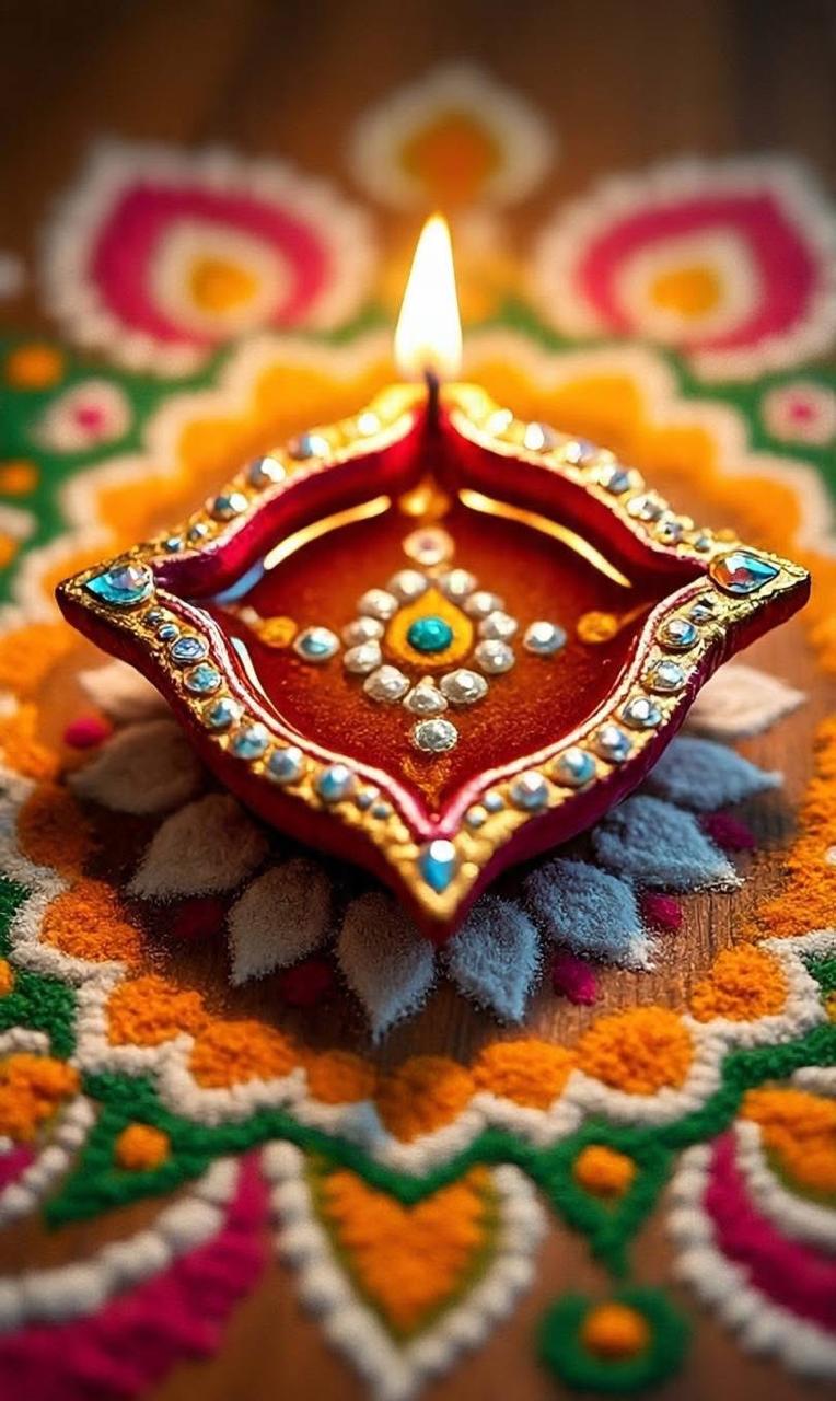 Decorative Diya Lamp