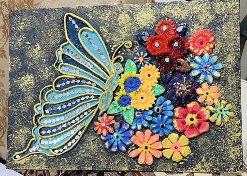 Butterfly Floral Art Donation