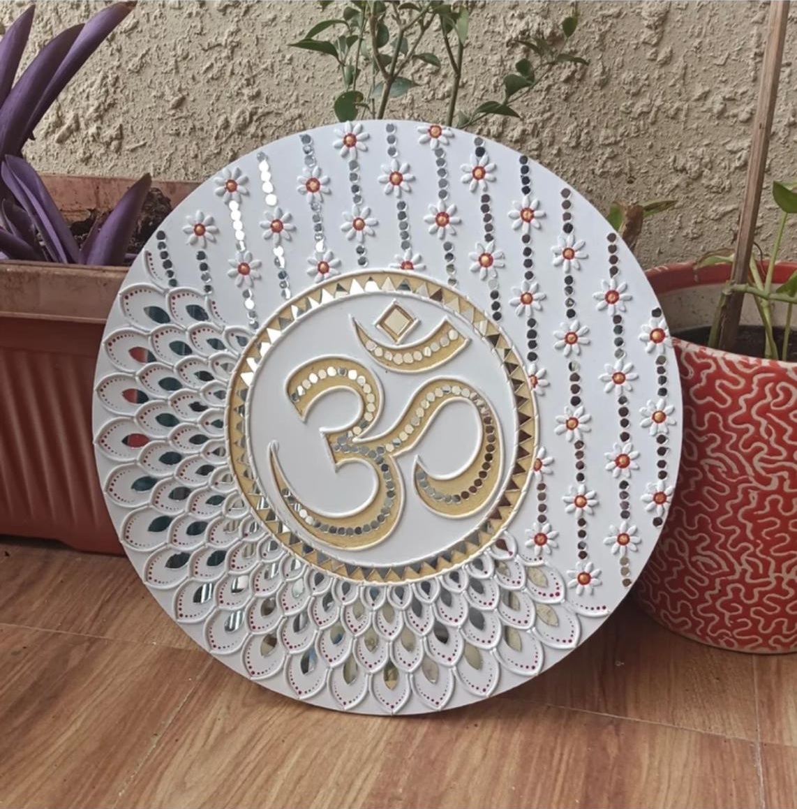 Decorative Mandala Om Wall Art