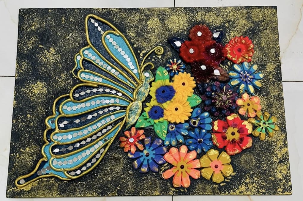 Butterfly Floral Art Donation