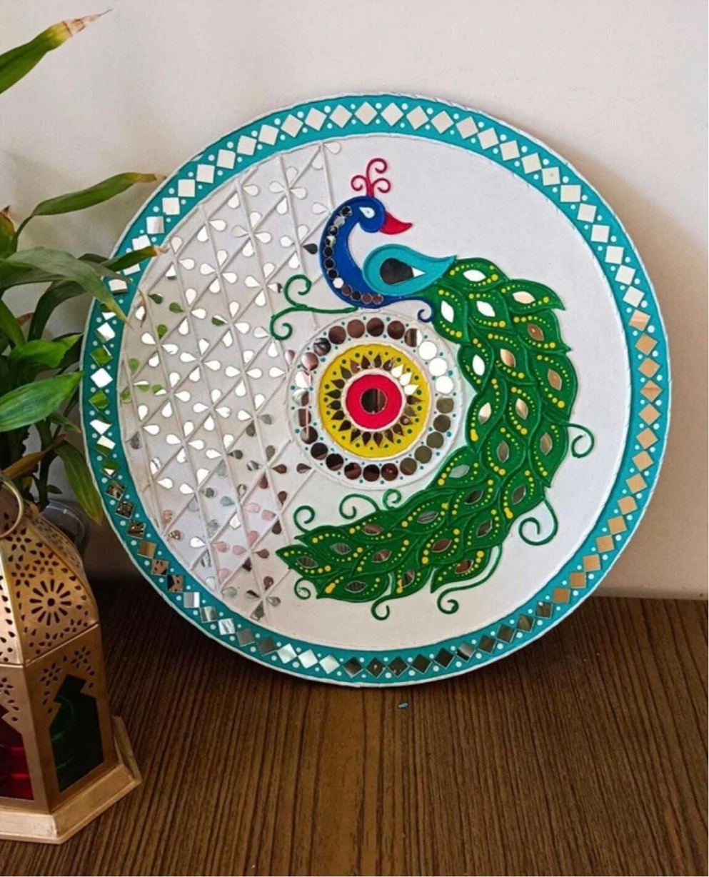 Decorative Mandala Picok Wall Art