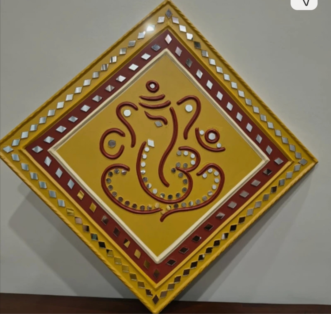 Ganesh Wall Art Panel