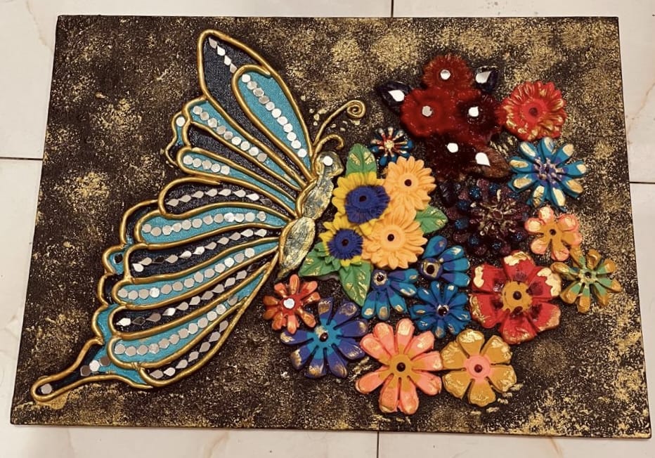 Butterfly Floral Art Donation