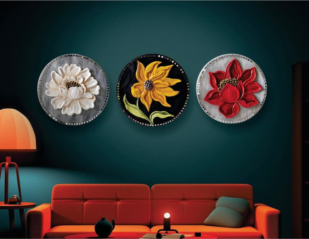 Floral Wall Art Set