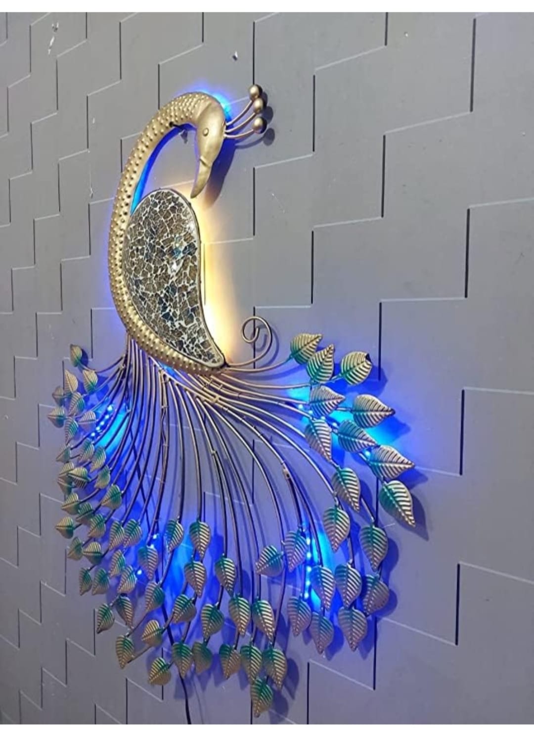 Decorative Metal Peacock Wall Art