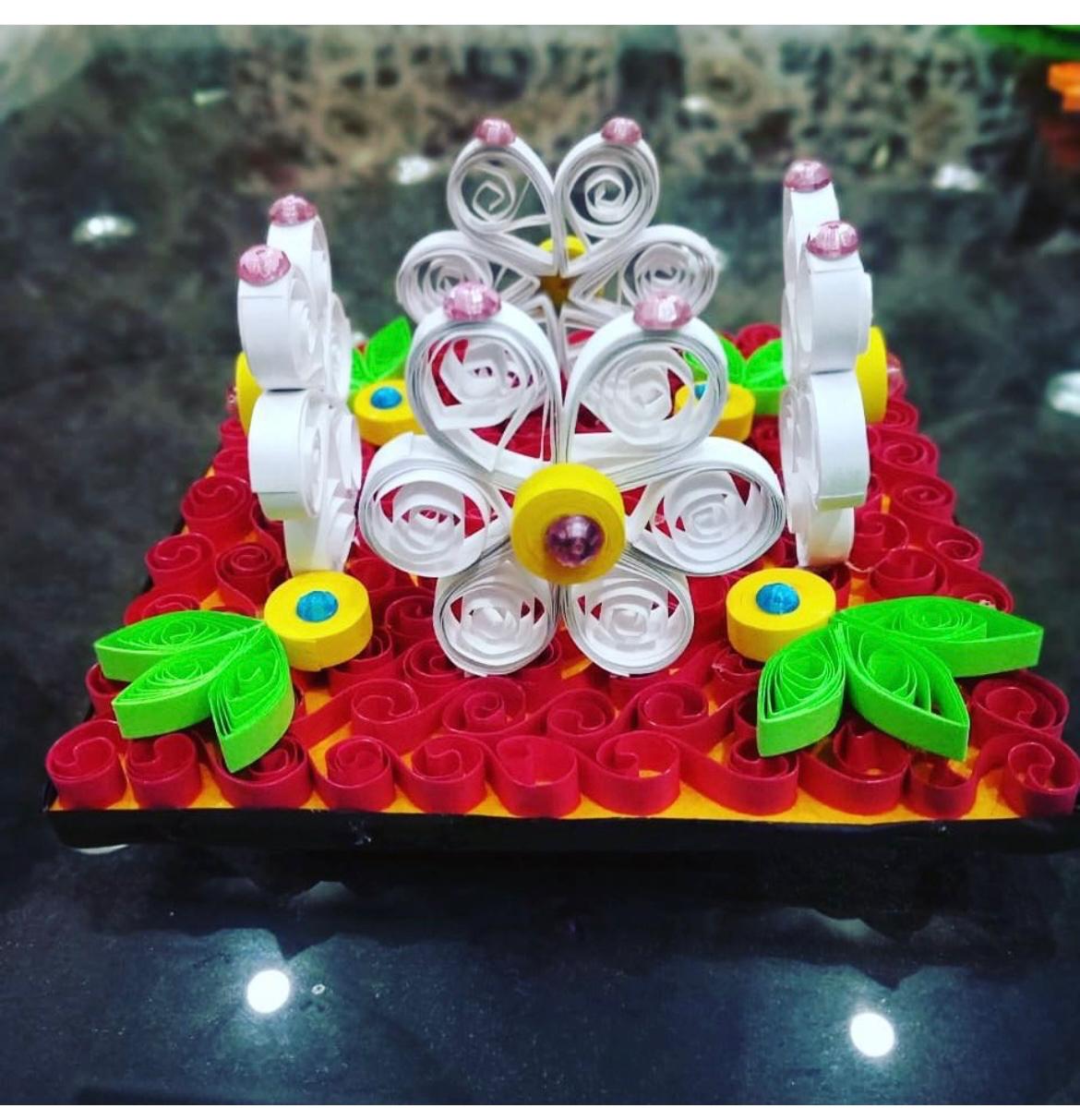 Decorative Diya Jharokha craft