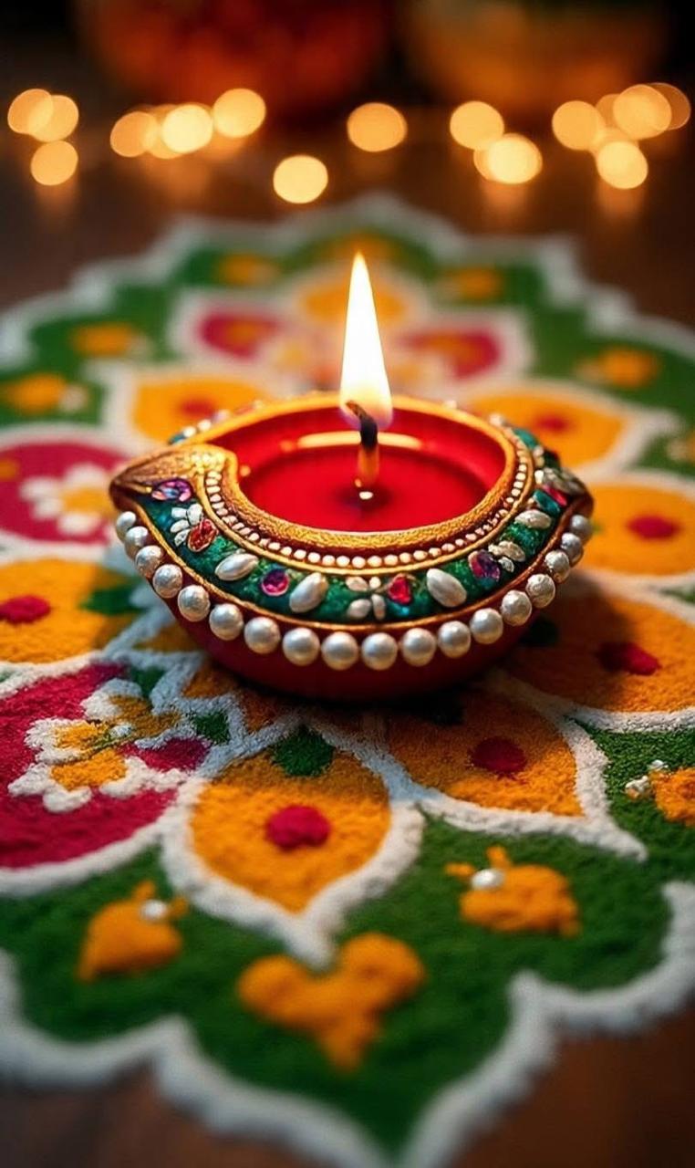 Decorative Diwali Oil Lamp