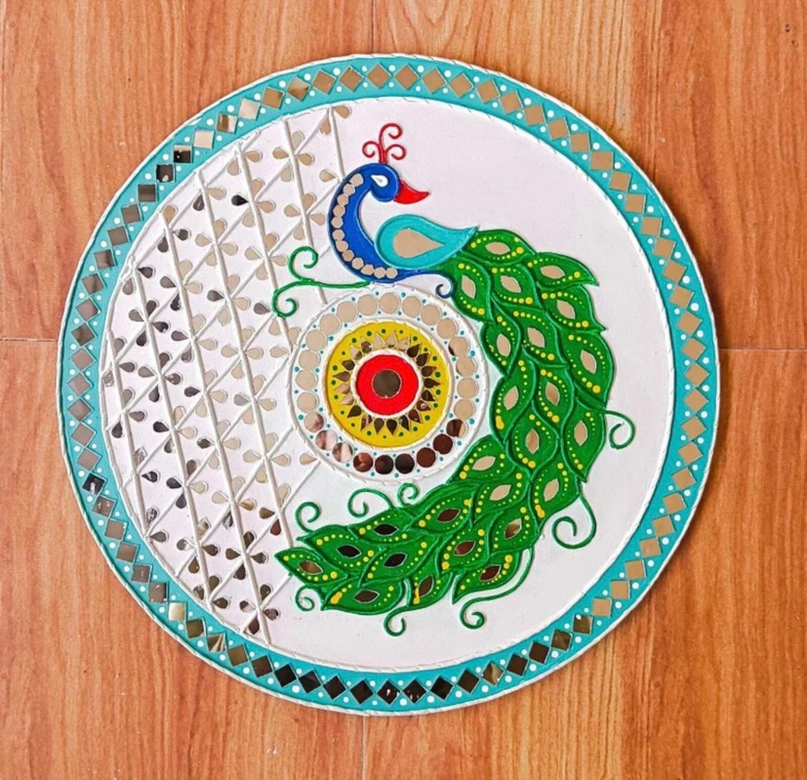 Decorative Mandala Picok Wall Art