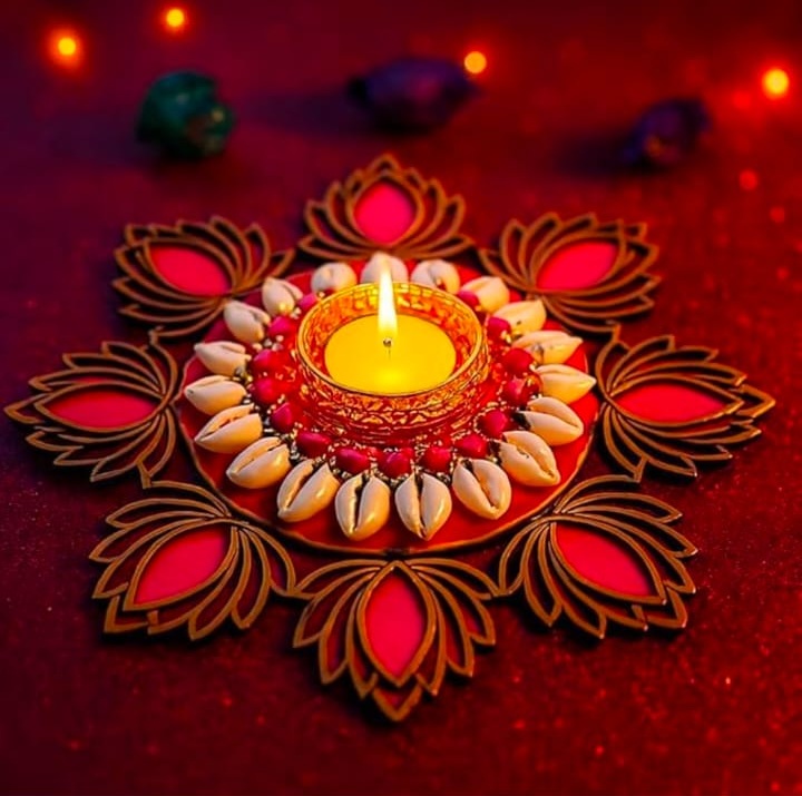 Hand-Painted Mandala Decorative Plate