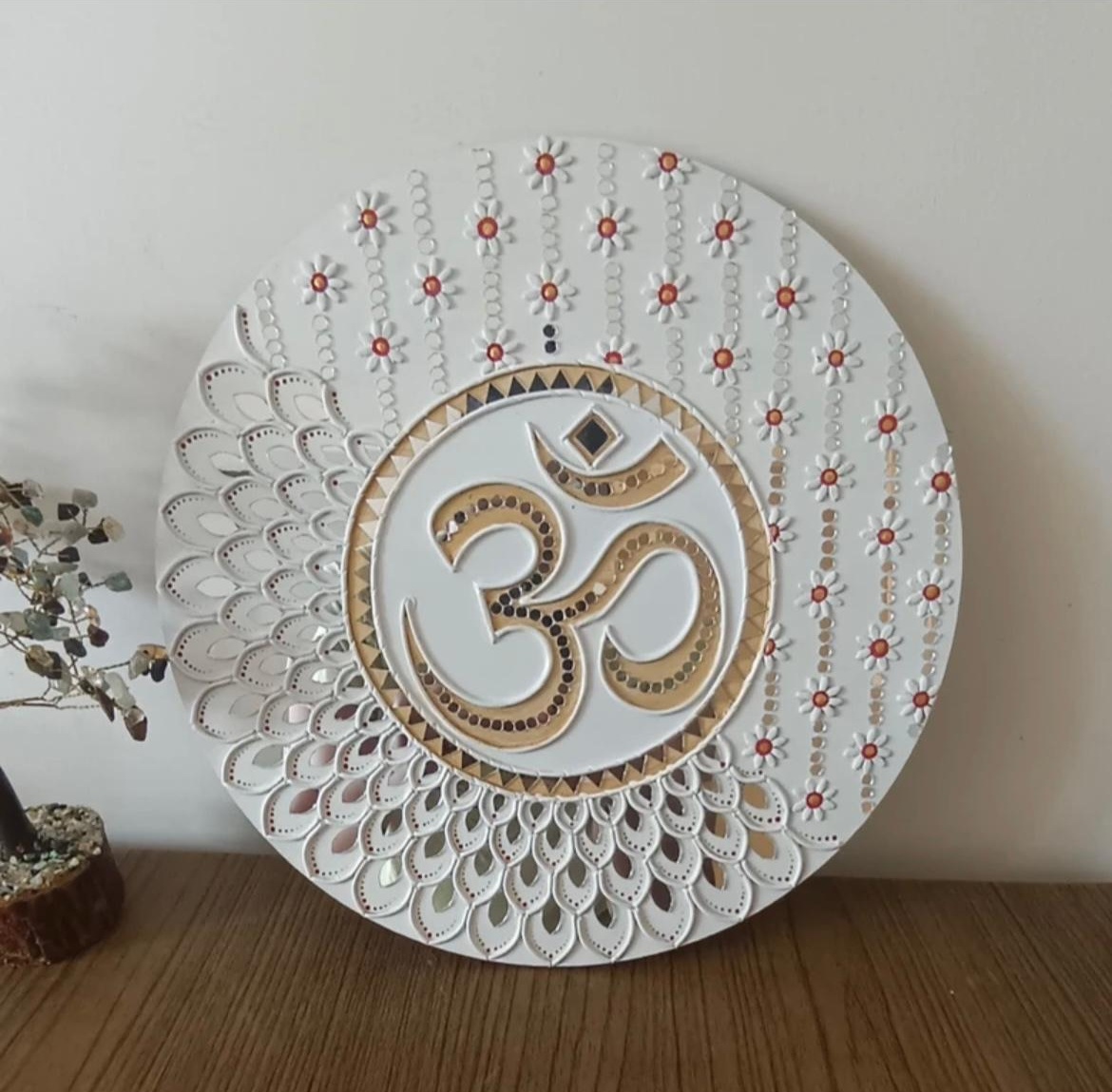 Decorative Mandala Om Wall Art